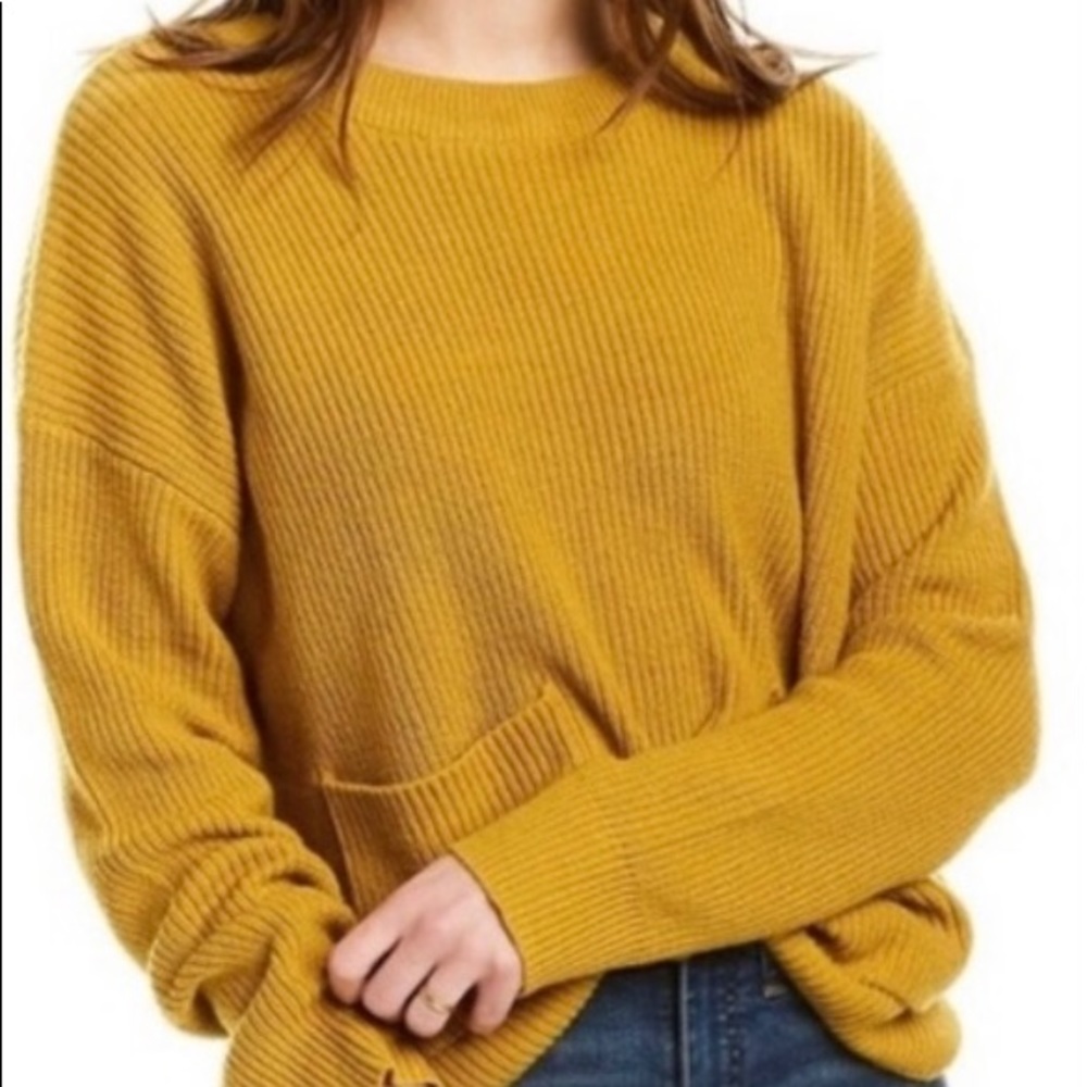 Patch Pocket Pullover Sweater